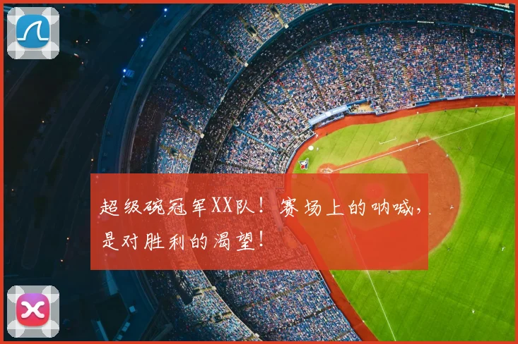 超级碗冠军XX队！赛场上的呐喊，是对胜利的渴望！